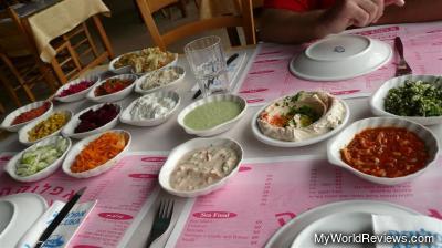 Salad selection