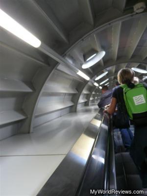 Escalators from One Sphere to Another