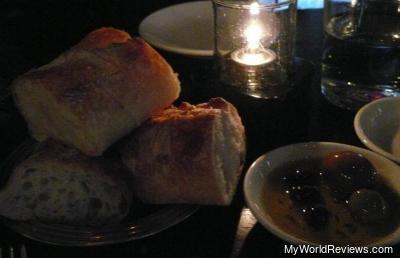 Bread and dipping oil