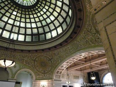 The dome in the Chicago Cultural Center - 78 E Washington St, Chicago, IL