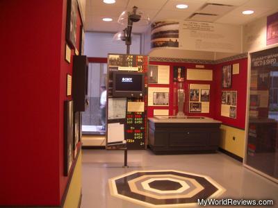 The museum area of the visitors center