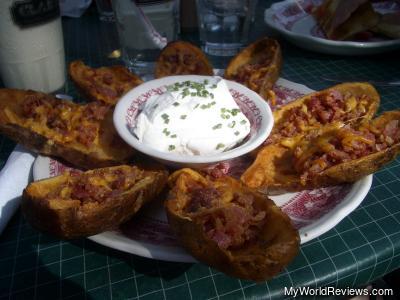 Bacon & Cheddar Potato Skins