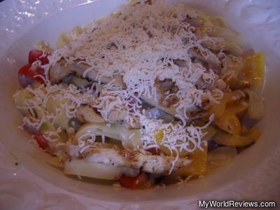 Grilled Chicken Fettucine with Lemon