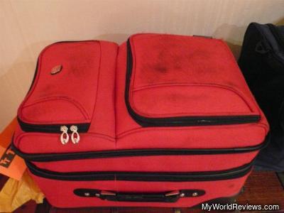Our bag got dirty!
