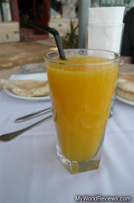 Freshly squeezed orange juice