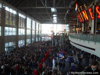 Inside the HSBC Arena (During Event Admission)