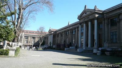 The main building at the Istanbul Archeology Museum