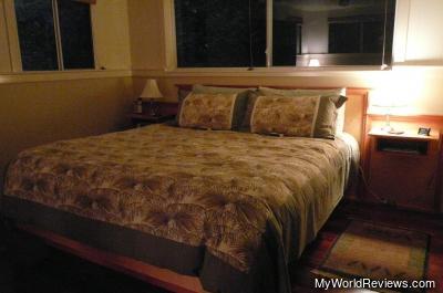 The master bedroom