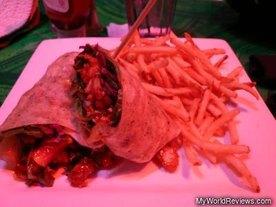 Spicy Firecracker Chicken Wrap