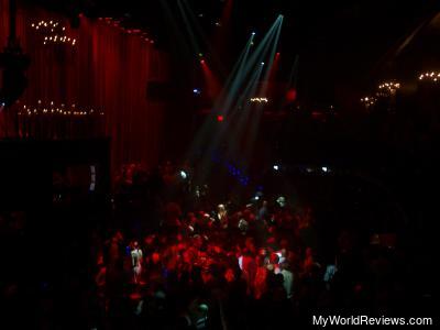 Inside LAX Nightclub from the upper level
