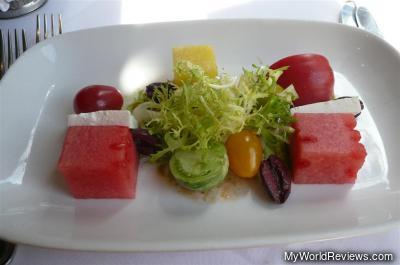 Watermelon and Heirloom Tomato Salad