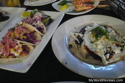 Carne Asada Quesadilla and Trio of Mini Burritos
