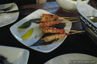 Grilled Prawn Skewers