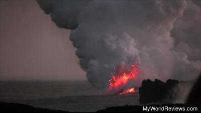 A nice burst of lava