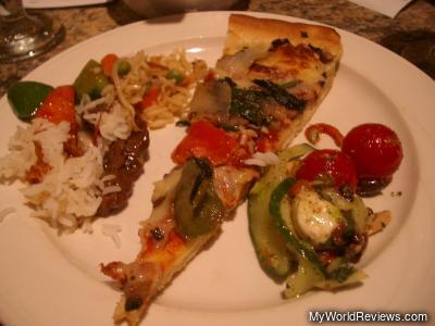 Partial salad selection