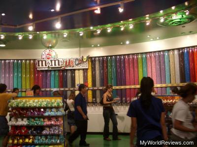 A Wall of M&Ms - look at all the colors!