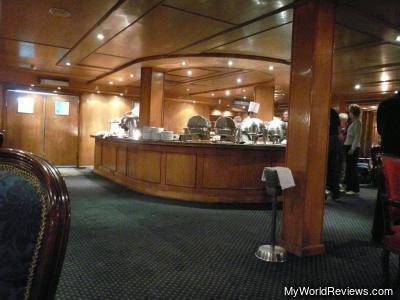 The lunch and dinner food area