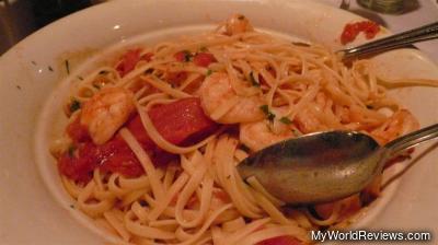 Garlic Shrimp Linguine