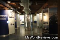 An exhibit about the modern docklands
