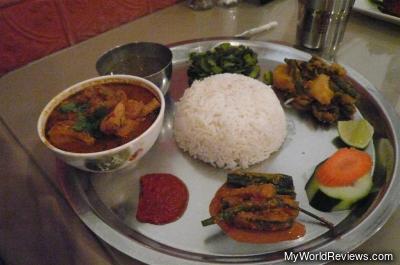 Chicken Thali