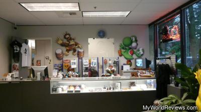 Customer service counter