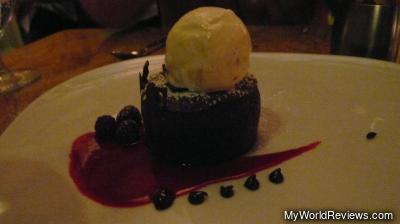 Chocolate Falling Cake