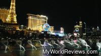 A view of the Bellagio Fountains from Olives