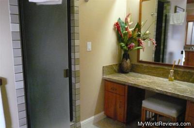 A small part of the bathroom complex
