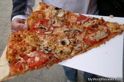 Mushroom and Tomato Slice