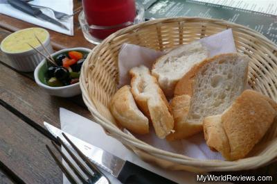 Bread, butter, and pickled items