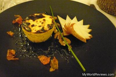 Sformato di ricotta e pere al miele