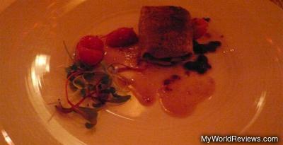 Goat Cheese and Wild Mushroom Blinchik