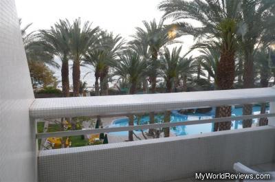 The view from our balcony