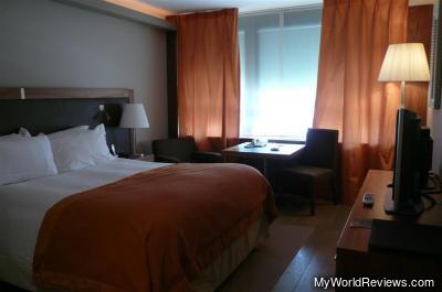 Bedroom in the Sofitel Lyon Bellecour