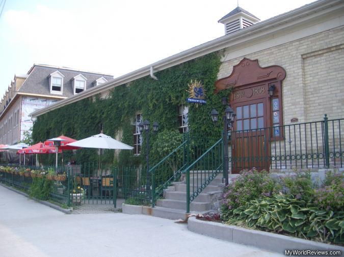 The main entrance