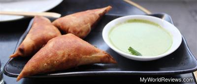Spiced Chicken Samosas 