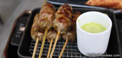 Charred Chili Rubbed Beef Skewer