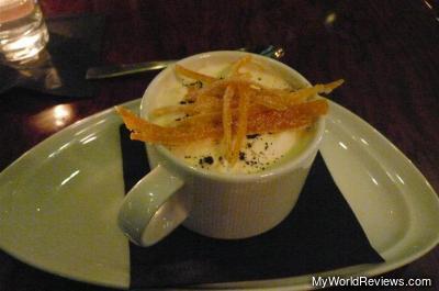 White Chocolate Mousse & Peet’s Coffee Chocolate Custard