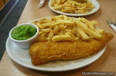 Fish & Chips with Mushy Peas