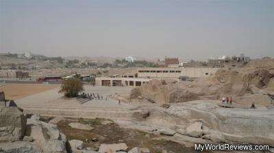 The view from the obelisk quarry