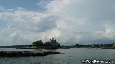 One of the islands as seen from the boat