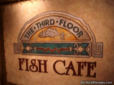 Logo located near the elevators, on the first floor