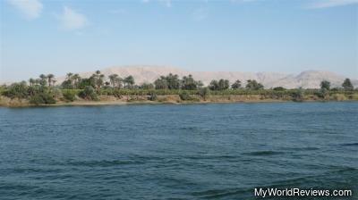 View from the ship, as we sailed down the Nile