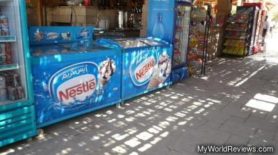 Ice Cream at Abu Simbel - that counts for lunch, right?