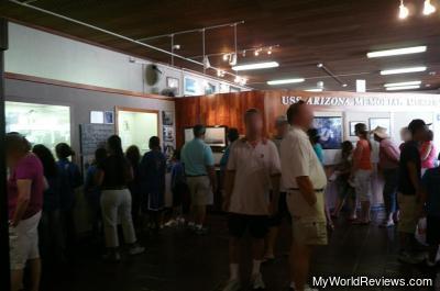 Inside the museum area