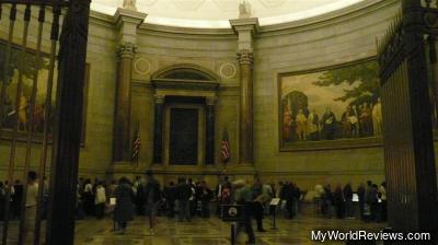 The Rotunda, where the Charters of Freedom are kept