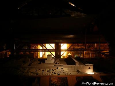 Inside the tunnels - an interactive display that shows the history of the wall
